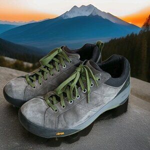 Danner Mens 12 EE Camp Sherman 3" Leather Gray Green Hiking Trail Shoes